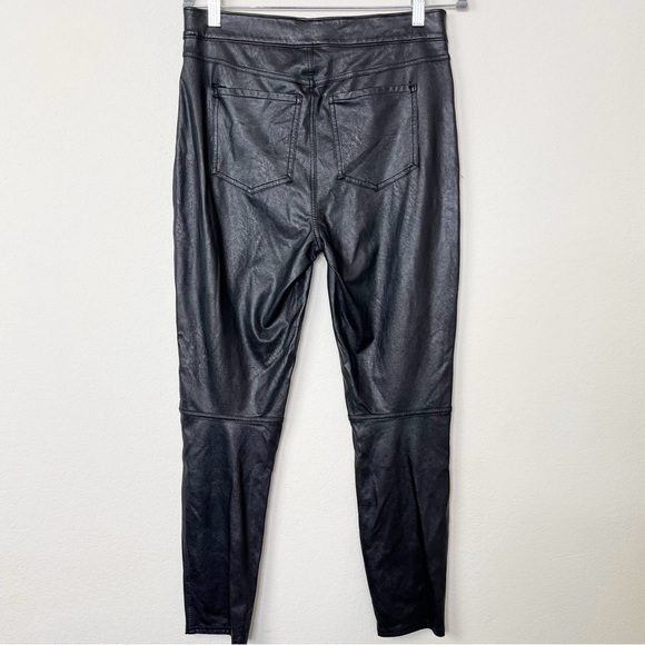 SPANX Leather-Like Black Ankle‎ Skinny Pant - Picture 9 of 15